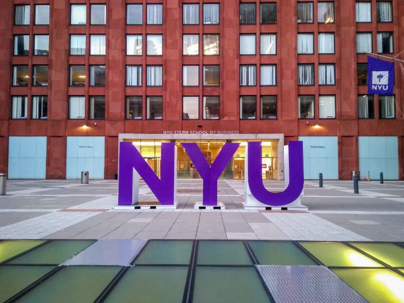 NYU Business School entrance